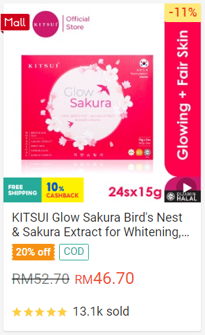 Top Sold Product - Glow Sakura