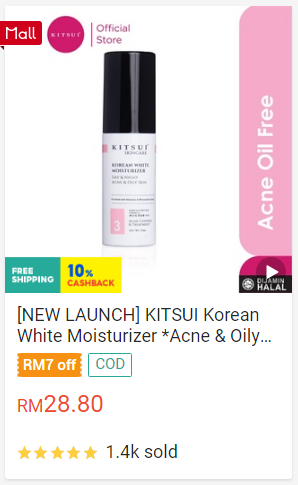 Top Sold Product - Korean White Moisturizer