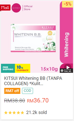 Top Sold Product - Whitening BB B